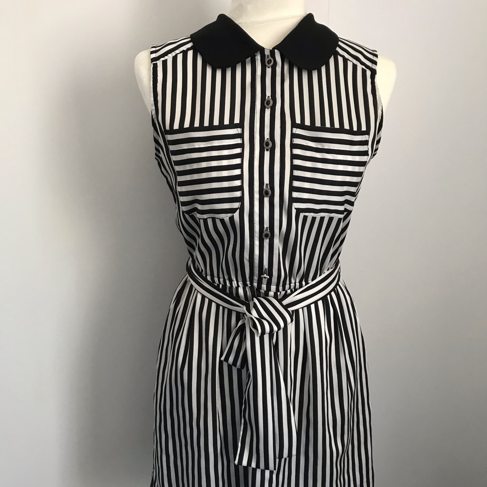 UK brand Vaudeville & Burlesque striped mini dress